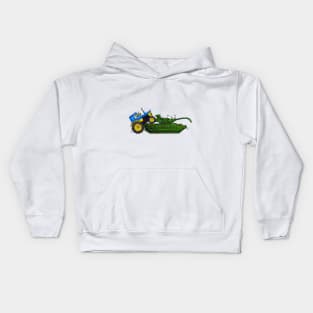 Ukrainian Tractor on Russian Tank Kids Hoodie